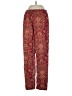 Unbranded 100% Cotton Paisley Red Casual Pants Size S - photo 1