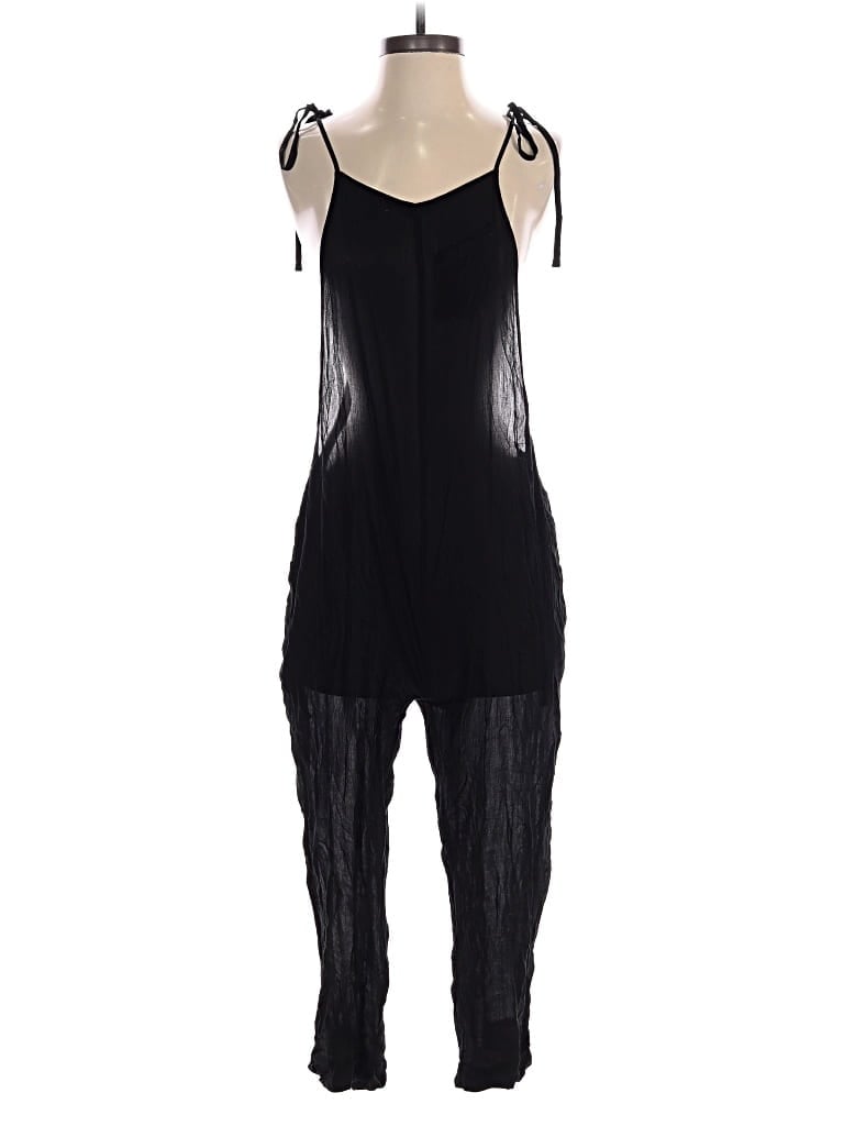 Pre-owned Aqua Jumpsuit In Black