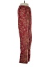Unbranded 100% Cotton Paisley Red Casual Pants Size S - photo 4