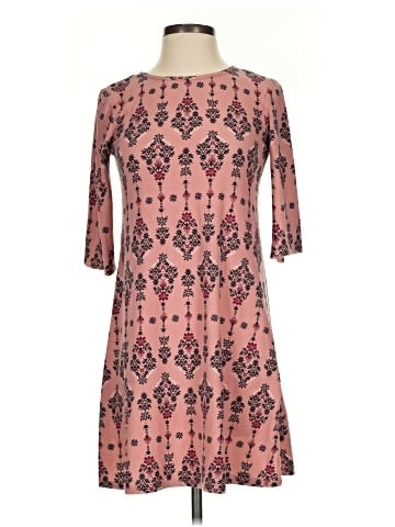 Pink Rose Casual Dress (view 1)