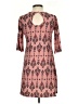 Pink Rose Paisley Pink Casual Dress Size S - photo 2