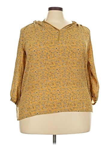 Max Studio 3/4 Sleeve Blouse (view 1)