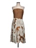 Spiegel Floral Tropical Brown Cocktail Dress Size 12 - photo 1