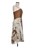 Spiegel Floral Tropical Brown Cocktail Dress Size 12 - photo 4