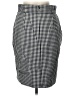 Ann Taylor 100% Polyester Houndstooth Black Formal Skirt Size 10 - photo 2