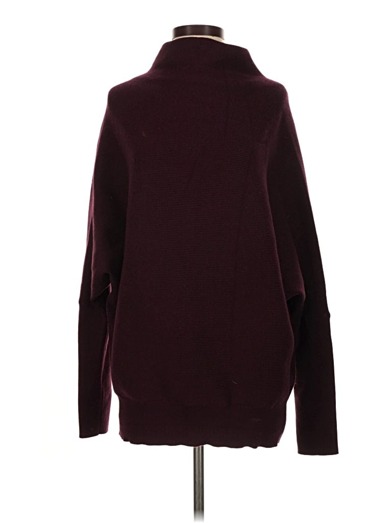 Pre-owned Bluivy Turtleneck Sweater In Burgundy