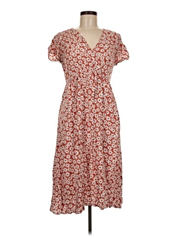 Madewell Clara Midi Dress in Falling Daisies (view 1)