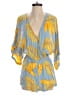 Lulus 100% Rayon Tropical Yellow Romper Size XS - photo 1