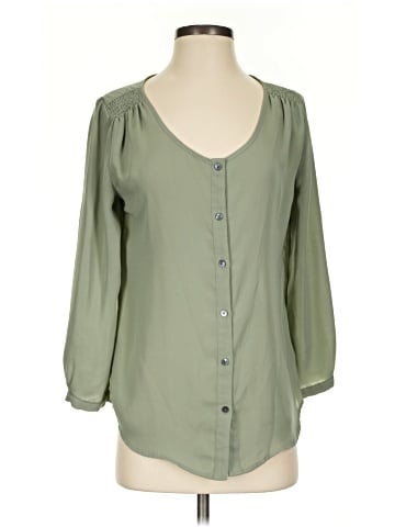 Lands' End 3/4 Sleeve Blouse (view 1)