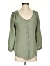 Lands' End Green 3/4 Sleeve Blouse Size 4 - photo 1