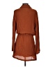 Free People 100% Polyester Brown Casual Dress Size S - photo 2