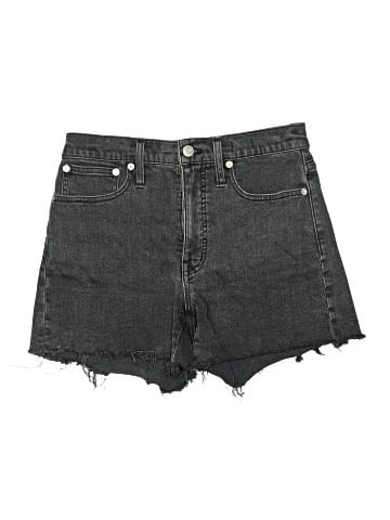 Madewell High-Rise Denim Shorts in Lunar Wash (view 1)