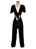 Amuse Society 100% Viscose Polka Dots Black Jumpsuit Size S - photo 2