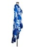 Alexis 100% Polyester Tropical Blue Casual Dress Size M - photo 4