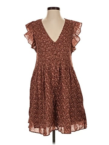 Madewell Pintuck Mini Dress in Florentine Floral (view 1)