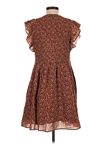 Madewell Pintuck Mini Dress in Florentine Floral (view 2)