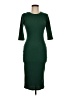 Unbranded Solid Green Cocktail Dress Size M - photo 1