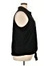 Torrid Black Sleeveless Button-Down Shirt Size 3X Plus (3) - photo 4