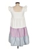 Boohoo 100% Polyester Color Block White Casual Dress Size 8 - photo 2