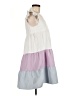 Boohoo 100% Polyester Color Block White Casual Dress Size 8 - photo 4