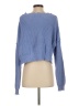 Mable 100% Cotton Blue Pullover Sweater Size S - photo 2