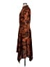 Future Collective 100% Polyester Paisley Brown Casual Dress Size L - photo 5