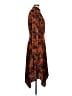 Future Collective 100% Polyester Paisley Brown Casual Dress Size L - photo 4