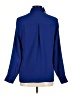Express 100% Polyester Blue Long Sleeve Blouse Size M - photo 2