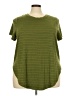 Lane Bryant Green Short Sleeve T-Shirt Size 22 - 24 Plus - photo 1