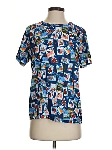 Gloria Vanderbilt Short Sleeve Blouse (view 1)