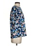 Gloria Vanderbilt Graphic Blue Short Sleeve Blouse Size S - photo 4