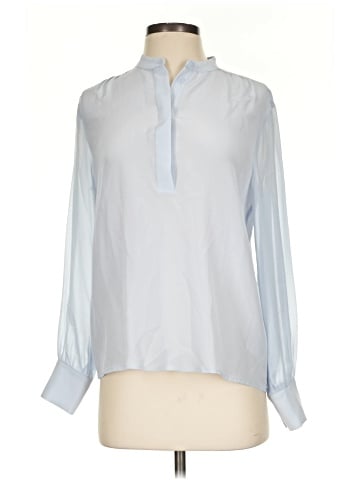 Club Monaco Long Sleeve Silk Top (view 1)