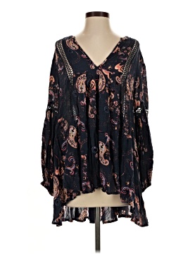Free People 3/4 Sleeve Blouse