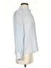 Club Monaco 100% Silk Blue Long Sleeve Silk Top Size S - photo 4
