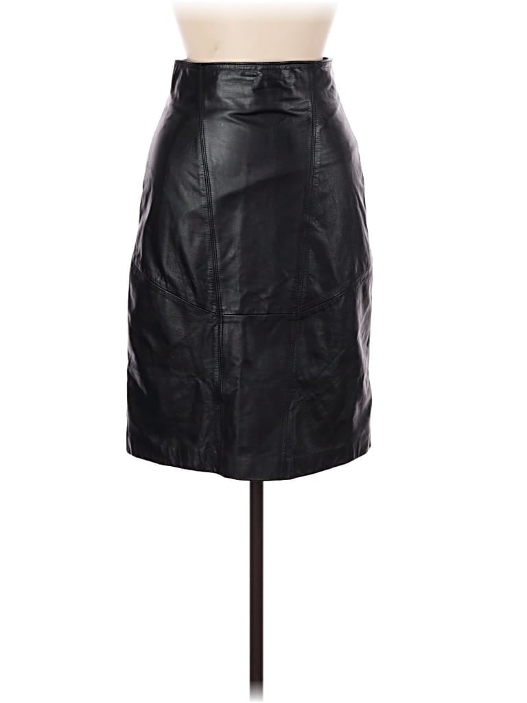 Pre-owned Wilsons Leather Faux Leather Skirt In Black
