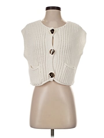 Bobbles & Lace Sweater Vest (view 1)