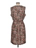 Adrienne Vittadini Print Brown Casual Dress Size L - photo 2