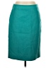 J.Crew 100% Wool Solid Teal Wool Skirt Size 4 - photo 1