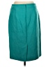 J.Crew 100% Wool Solid Teal Wool Skirt Size 4 - photo 2