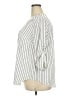 Torrid 100% Polyester Stripes White 3/4 Sleeve Blouse Size 2X (2) - photo 5