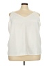 A New Day 100% Polyester Ivory Sleeveless Blouse Size 4X - photo 1