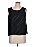R&M Richards 100% Polyester Black Sleeveless Top Size 10 - photo 1