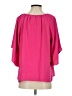 Anna Cate 100% Polyester Pink Short Sleeve Blouse Size S - photo 2