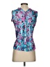 Nine West Blue Sleeveless Blouse Size XS - photo 2