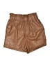 Chocolate Solid Brown Shorts Size S - photo 1