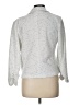 Amanda + Chelsea Chevron-herringbone Silver Blazer Size L - photo 2