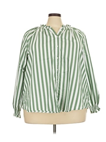Lane Bryant Long Sleeve Blouse (view 1)