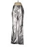 J.Crew 100% Viscose Metallic Silver Dress Pants Size 30 waist (tall) - photo 2