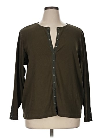 St. John's Bay Long Sleeve Blouse (view 1)