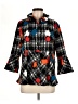 Assorted Brands 100% Polyester Print Black Coat Size M - photo 1